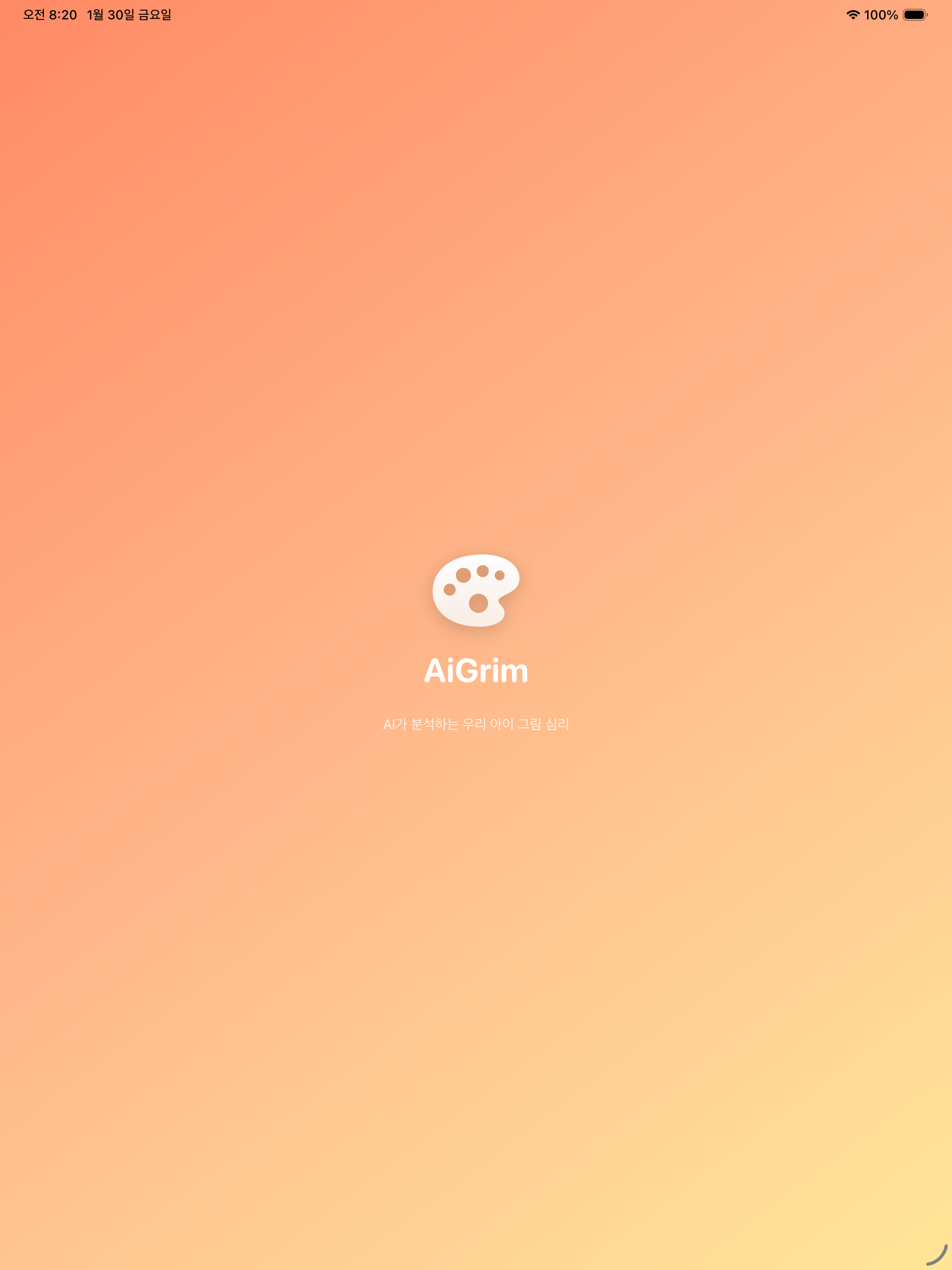 AiGrim 앱 화면